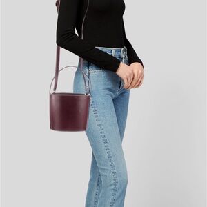 STAUD Mini Bag in Rich Plum